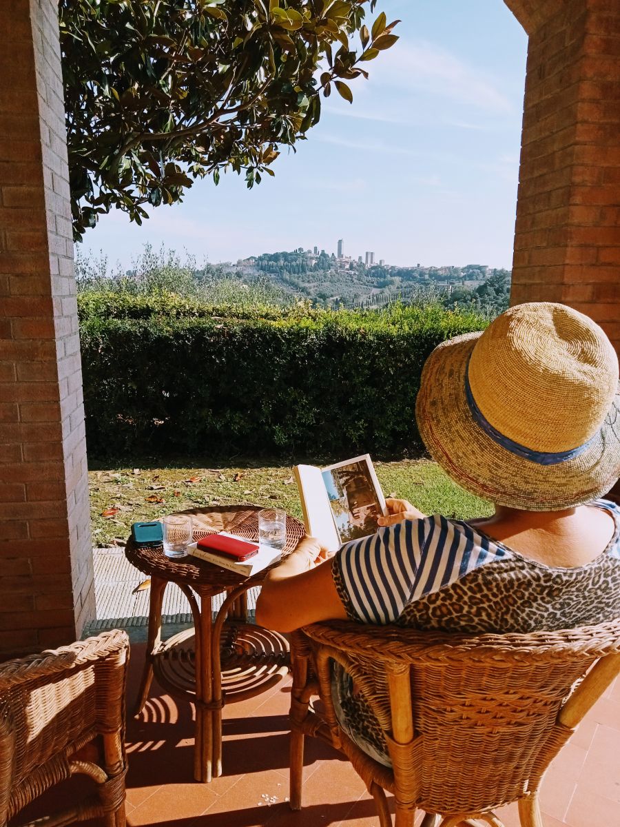 Edera, Raccianello farmhouse in San Gimignano: photo 8